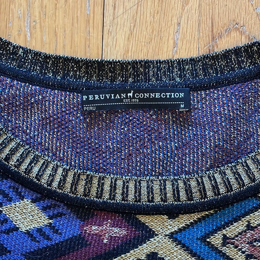 Peruvian Connection, Pullover Sweater, Medium - image 2